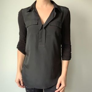 Black utility shirt